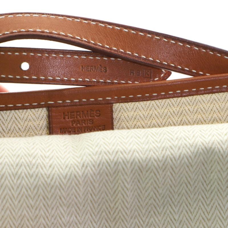 Hermes Flap Shoulder Bag Crinoline with Leather Small 1
