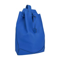 Hermes Flash Sailor Backpack Blue Hydra Evercolor Leather Palladium Hardware