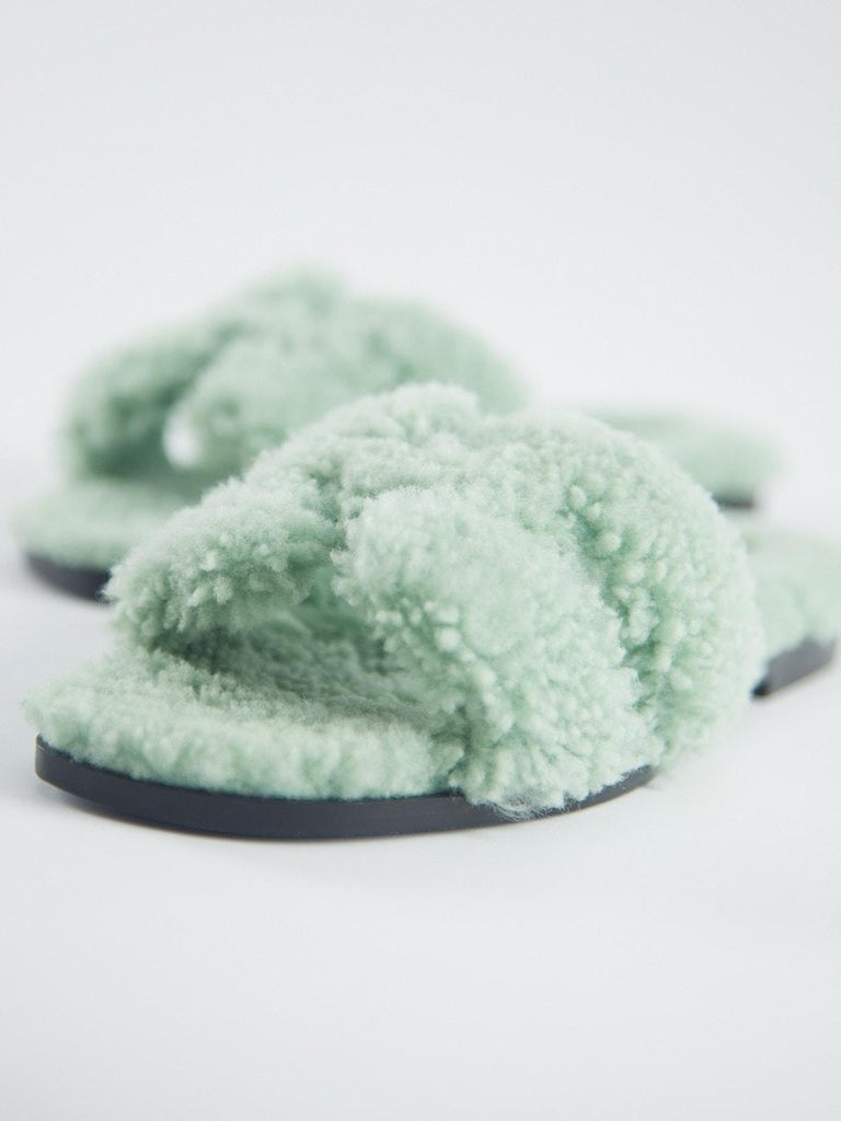 0RAN SANDAL VERT DEAU