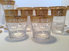 Saint-Louis Thistle Kollektion Kristall-Glaswaren von Hermes