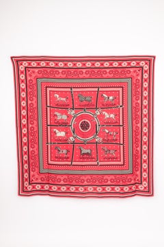 Hermès foulard 'Blankets and clothes of today'
