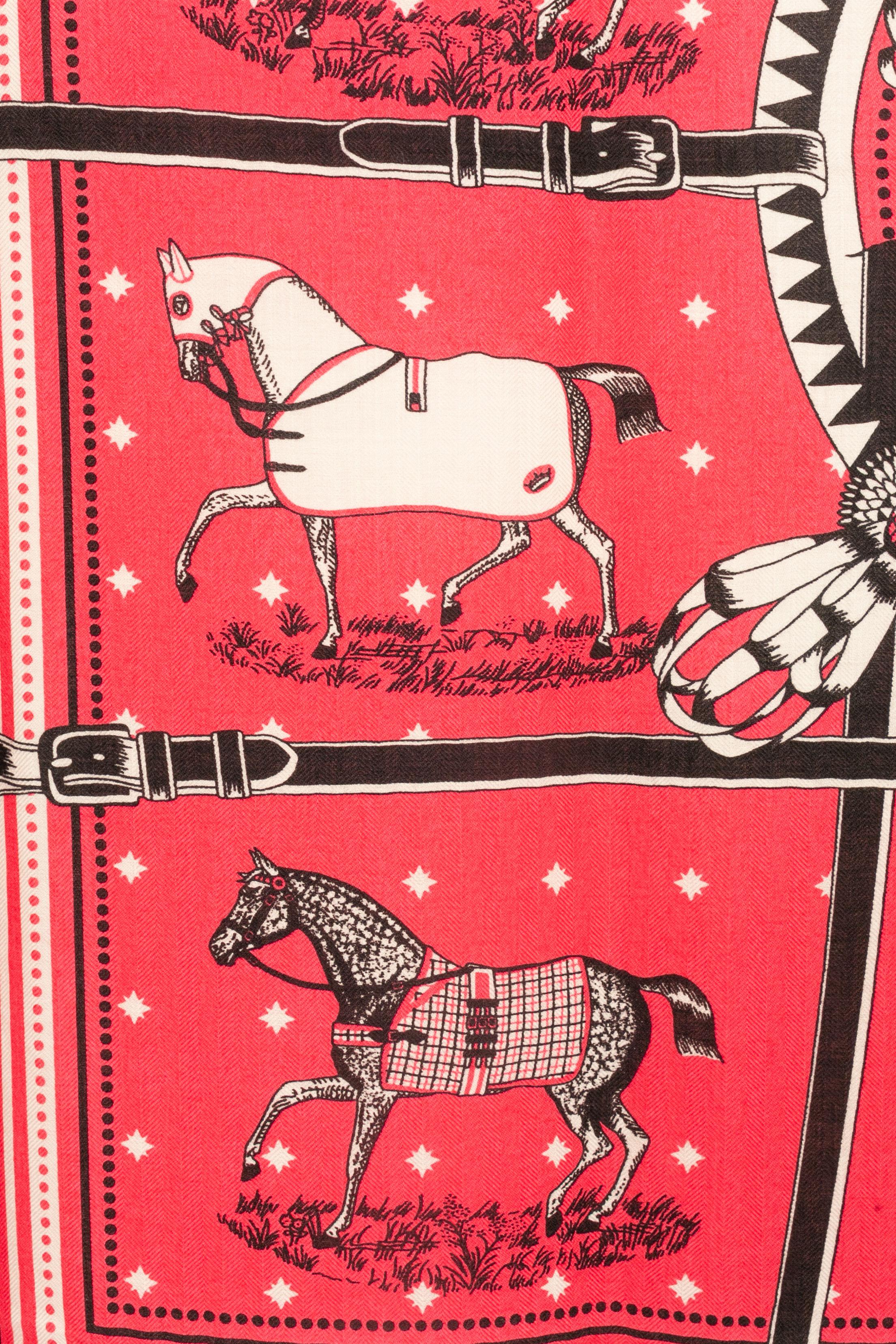 Hermès foulard 'Blankets and clothes of today' Unisexe en vente