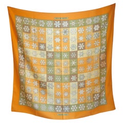 HÈRMES - Foulard Cachemire e Seta "Feux d
Hiver" By Christiane Vauzelles 1981