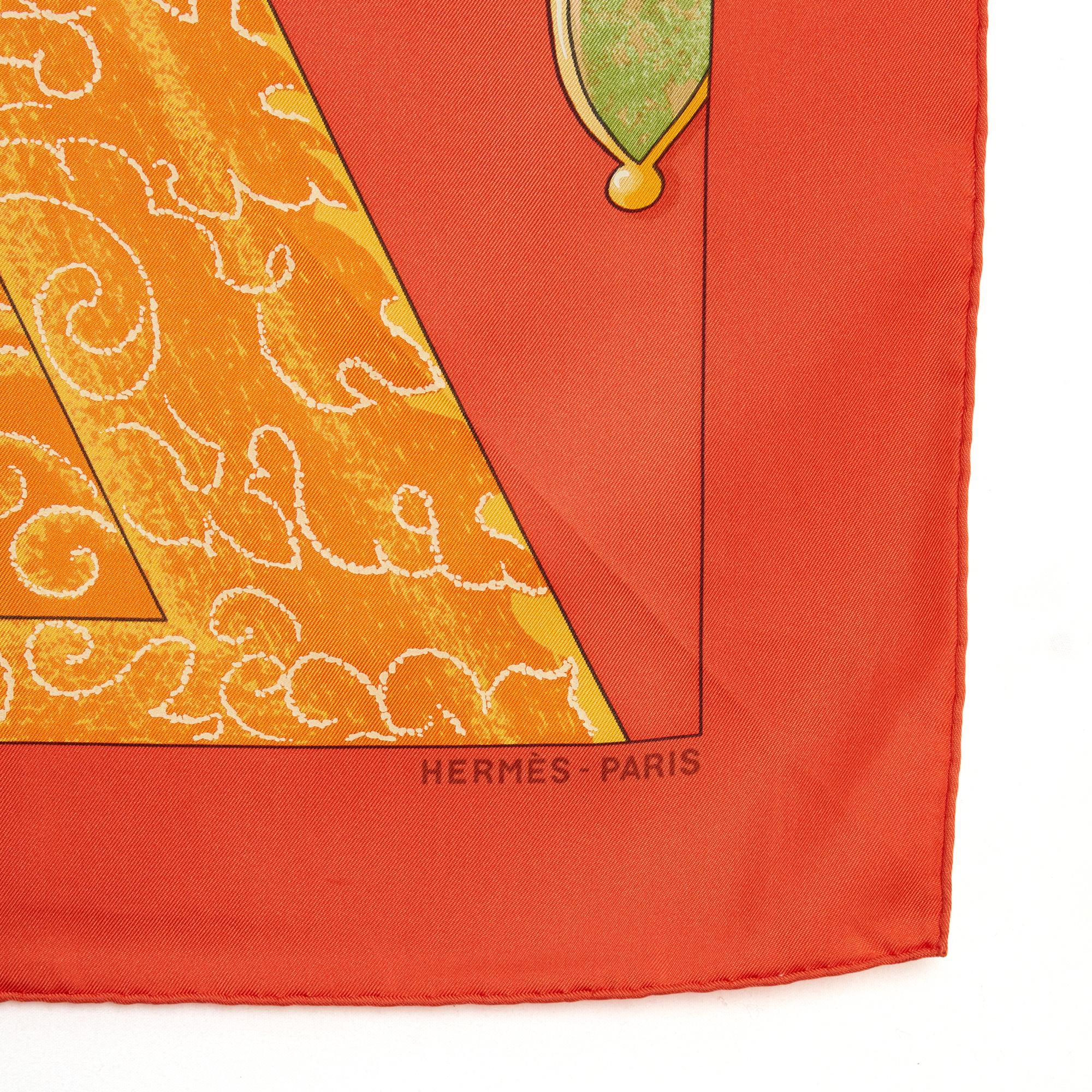 Hermès Foulard Carre 90 Astres et Soleil 1994 Silk Twill Scarf Blue Faivre Herme In Good Condition For Sale In PARIS, FR