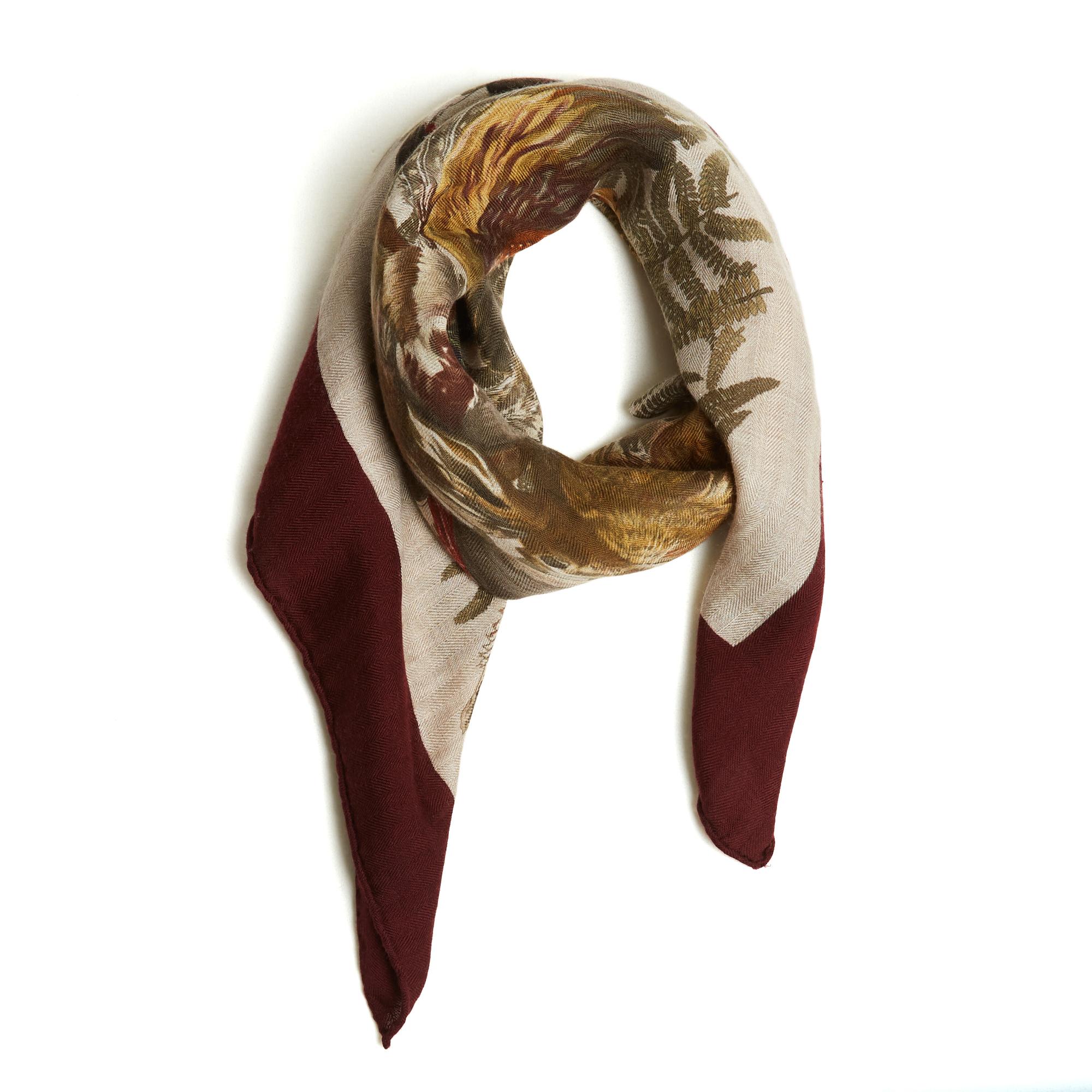 da uomo o donna Hermès Foulard Carre 90 Cachemire Cheval Turc 2002 Sciarpa in seta cashmere Carrs in vendita