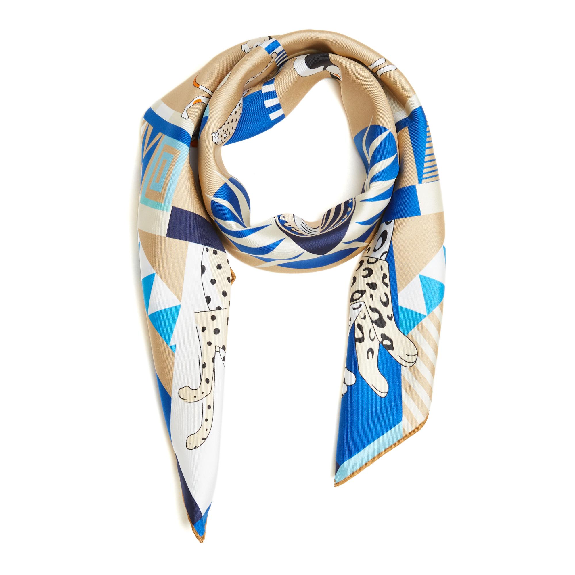 Hermès Foulard Carre 90 Le Carrousel du Tigre Royal 2025 Écharpe en sergé de soie Hermès Unisexe en vente