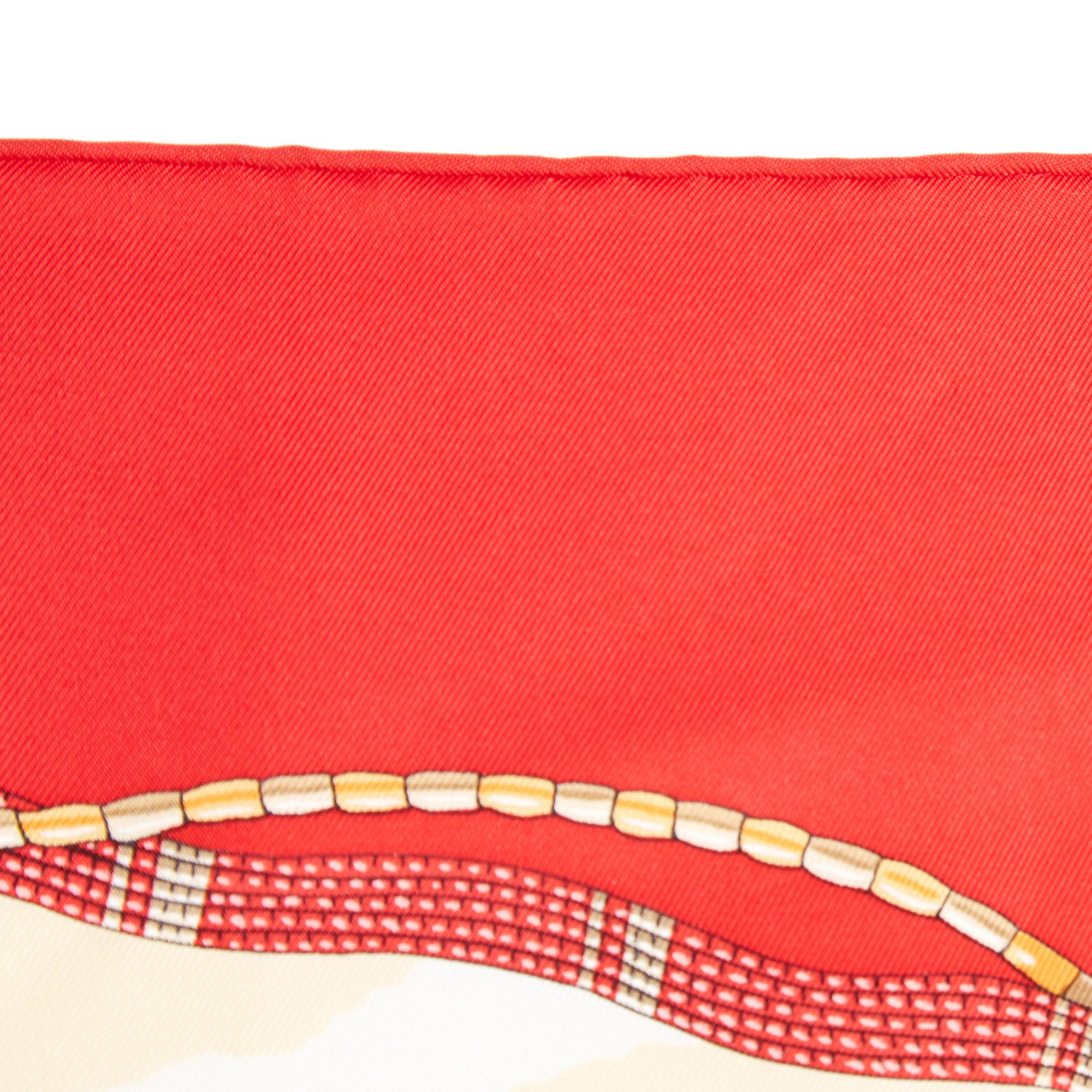 Hermès Foulard Carre 90 Le Carrousel du Tigre Royal 2025 Écharpe en sergé de soie Hermès Unisexe en vente