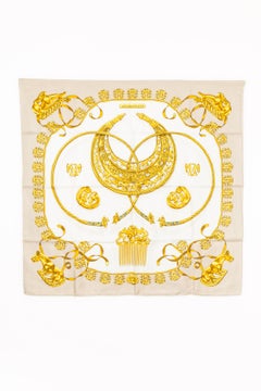 Hermès foulard 'Gold horseriders'