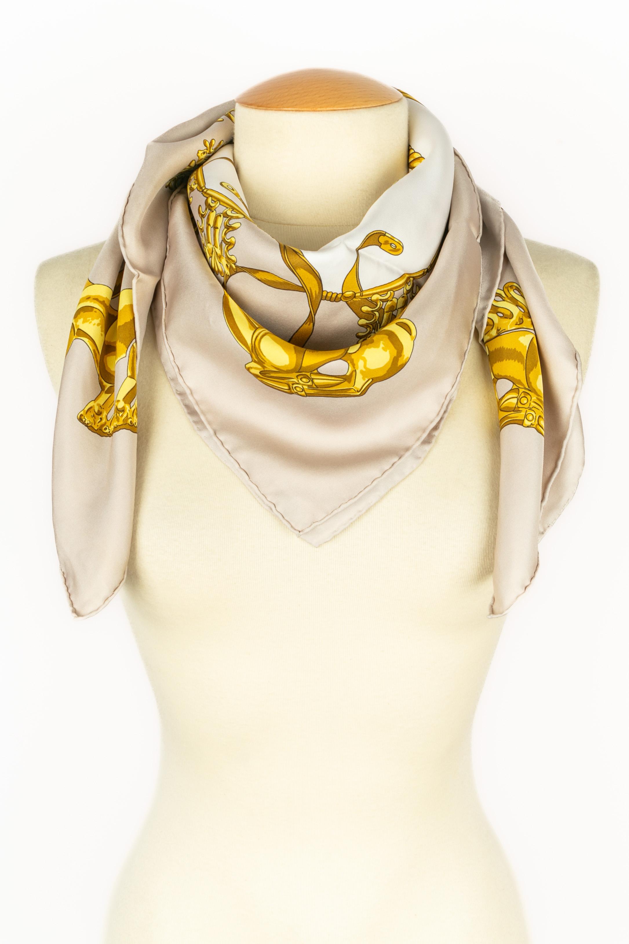Hermès Foulard 'Goldene Reiter' im Angebot 4