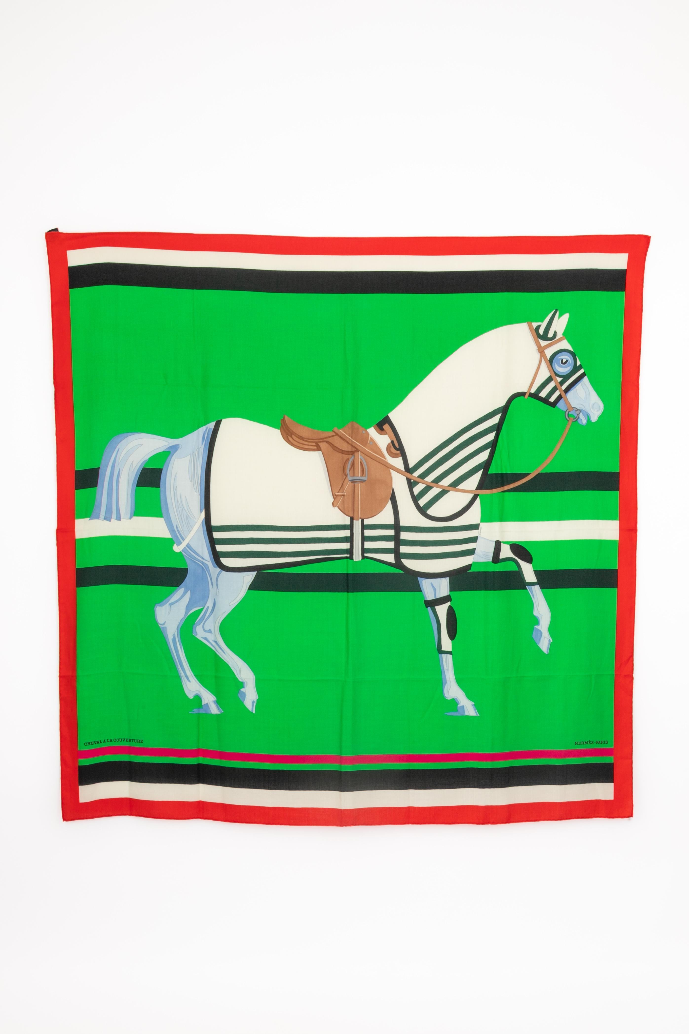 Foulard di Hermès "Cavallo con coperta