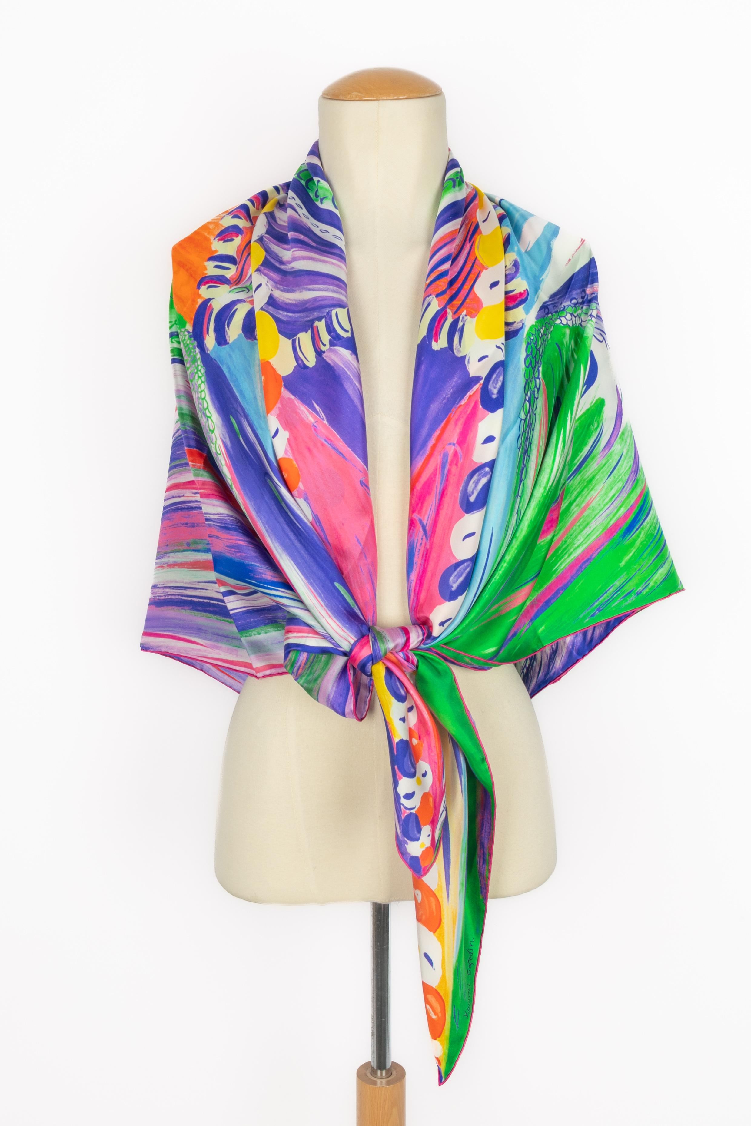 Foulard Hermès 'Larubizana el escudo de la Belleza' en venta 1