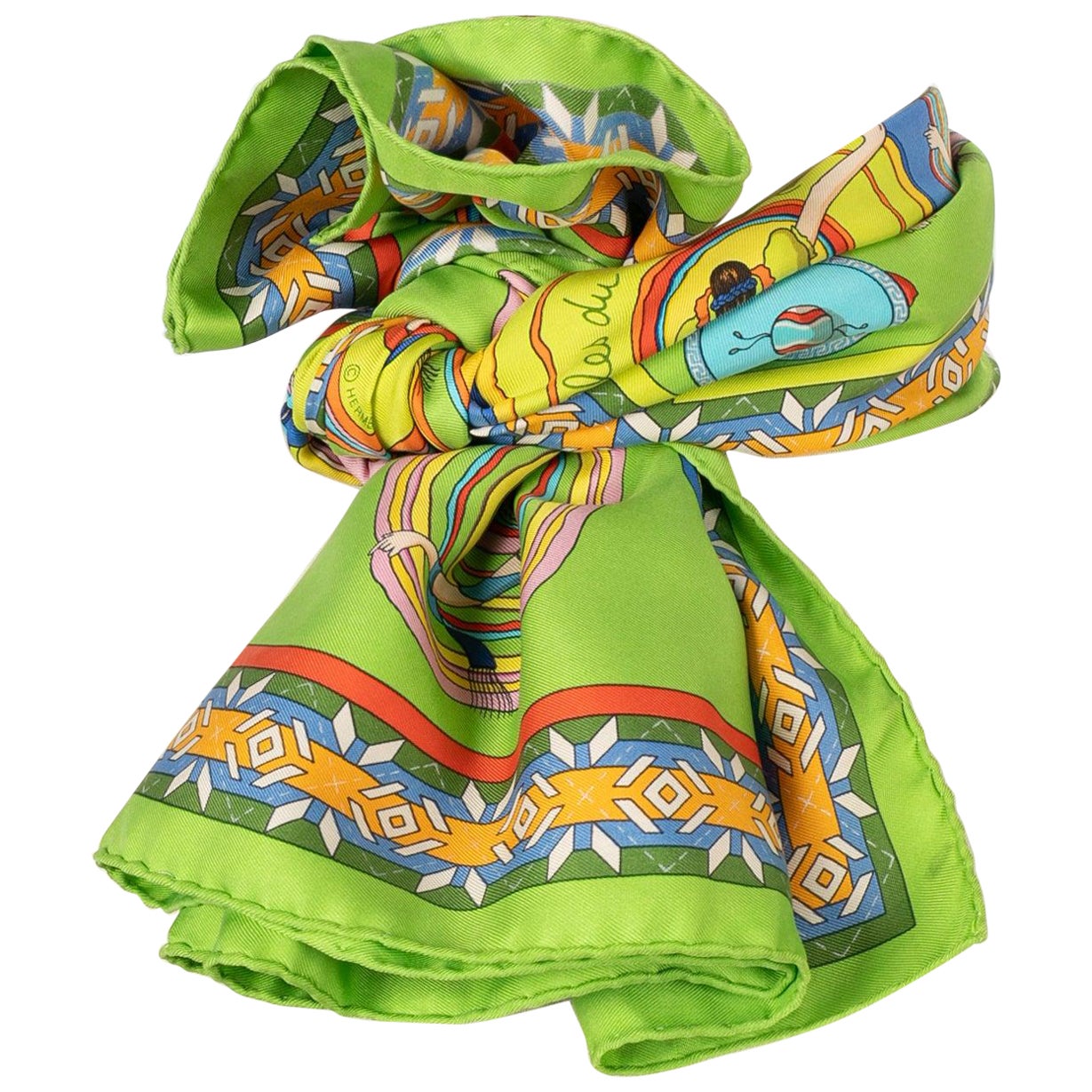 Hermes Foulard "Mexican Beauties" Designed by Virginie Jamin, 2017