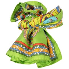 Hermes Foulard "Mexican Beauties" Designed by Virginie Jamin, 2017