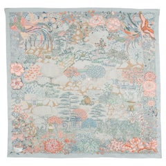 Hermes foulard 'Mille feuilles de soie' by Natsuno Hidaka