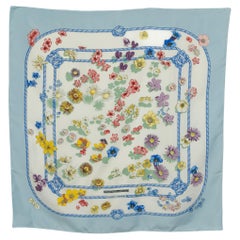 Vintage Hermès foulard 'Mountain flowers'