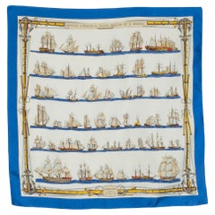 Hermès foulard 'Navires d'Europe à voiles mixtes et à vapeur
