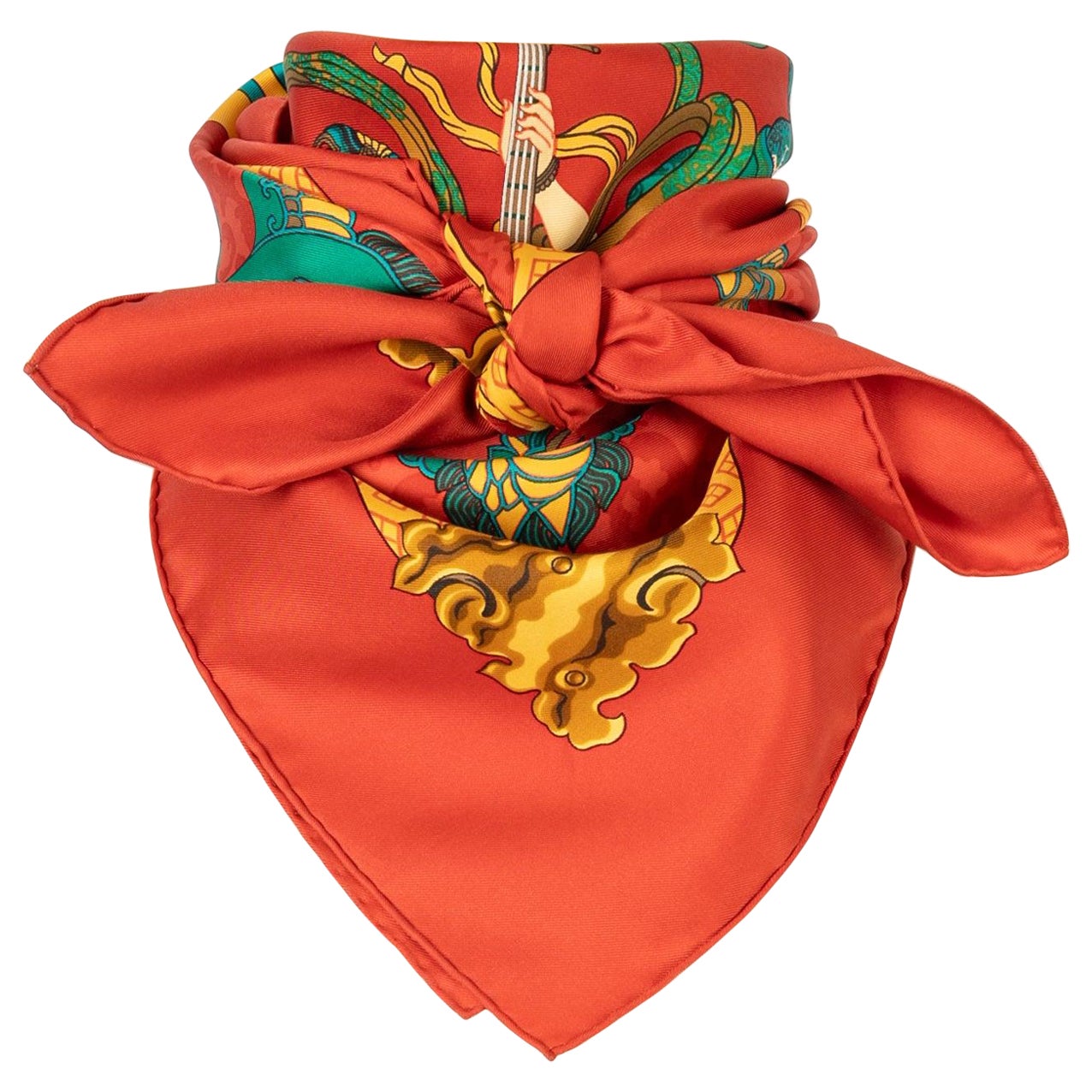 Hermès Foulard "Nikko" Designed by Dimitri Rybaltchenko, 1991