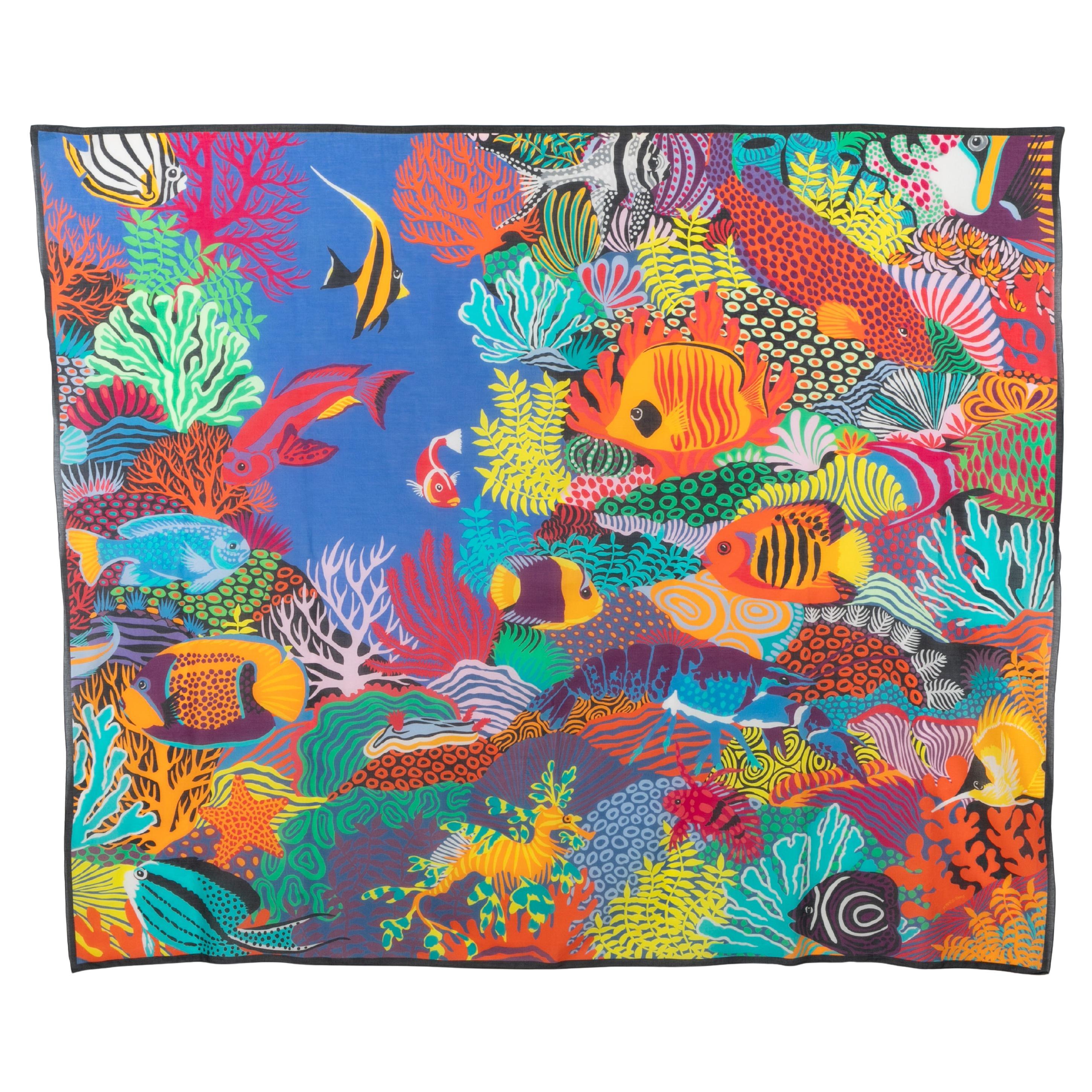 Hermes foulard / pareo 
under the waves
