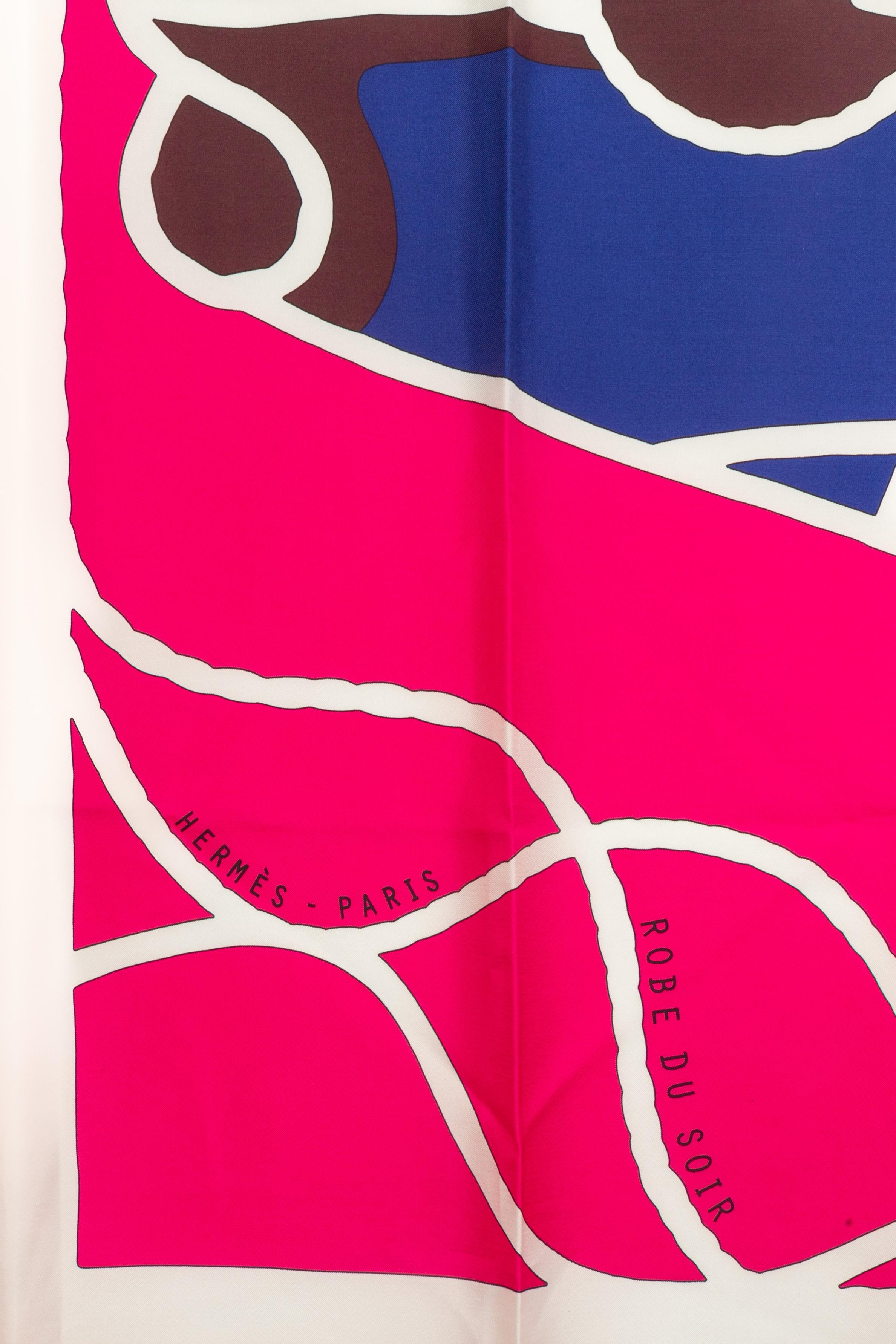 Foulard Hermès 'Vestido de noche Pop Rojo en venta