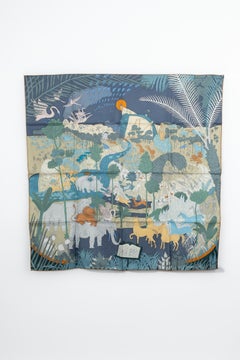 Hermès foulard / scarf 'Animal carnival'
