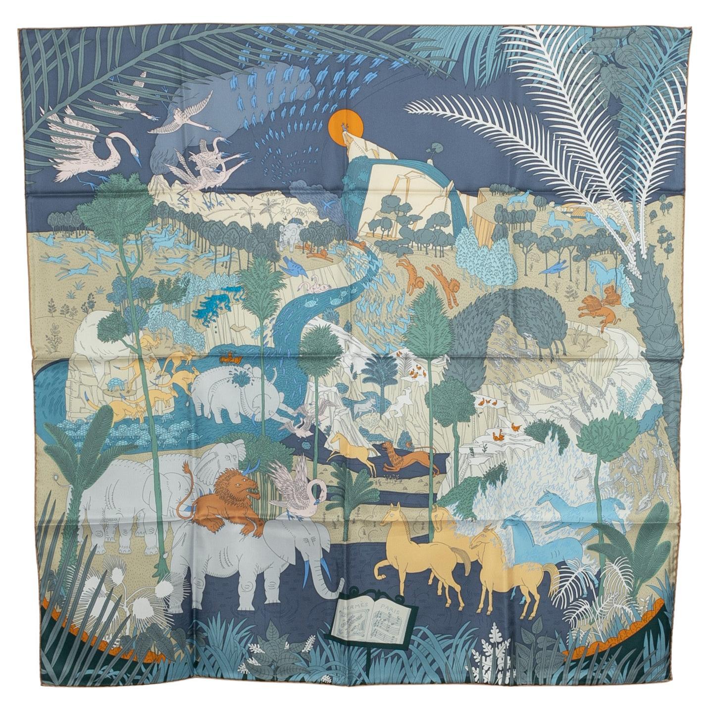 Hermès foulard / scarf 
Animal carnival
