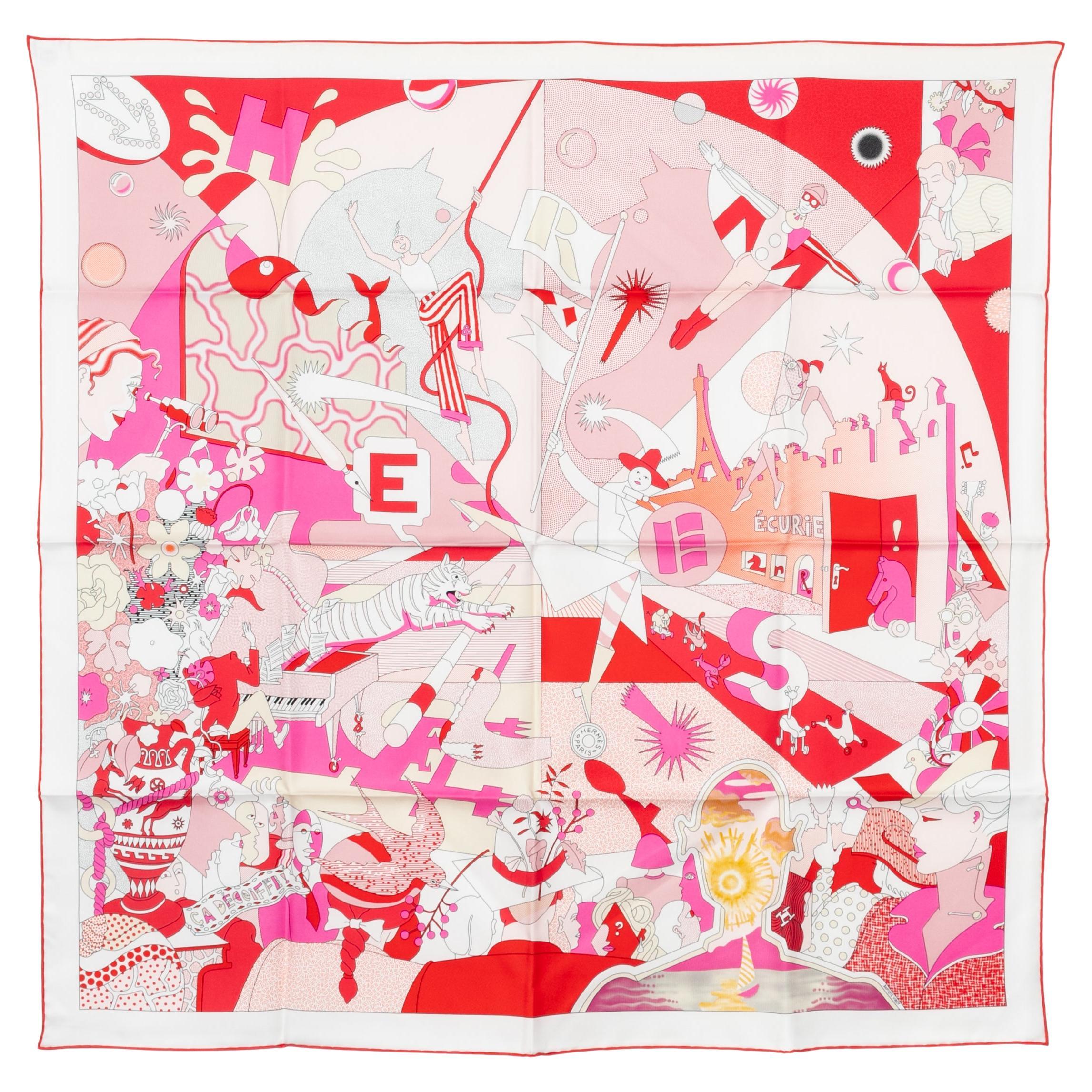 Hermès foulard / scarf 
ça décoiffe
 en venta