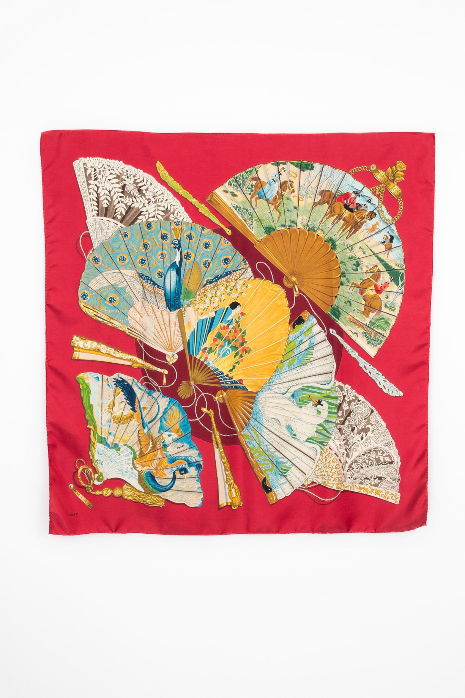 Hermès foulard / scarf 'Charm breeze' 1