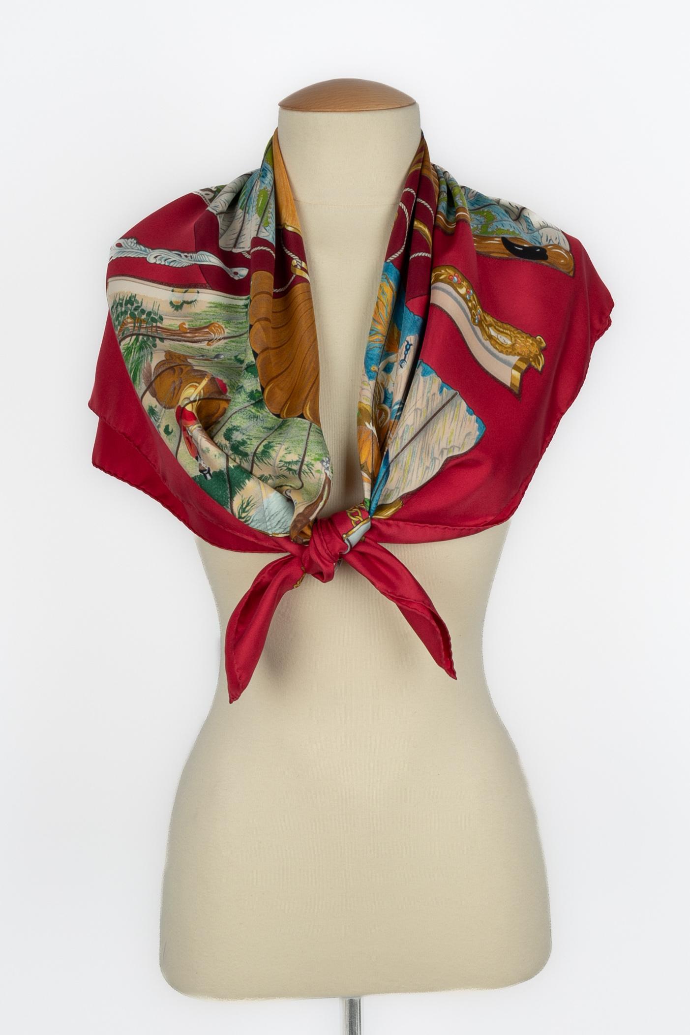 Hermès foulard / scarf 'Charm breeze' 2