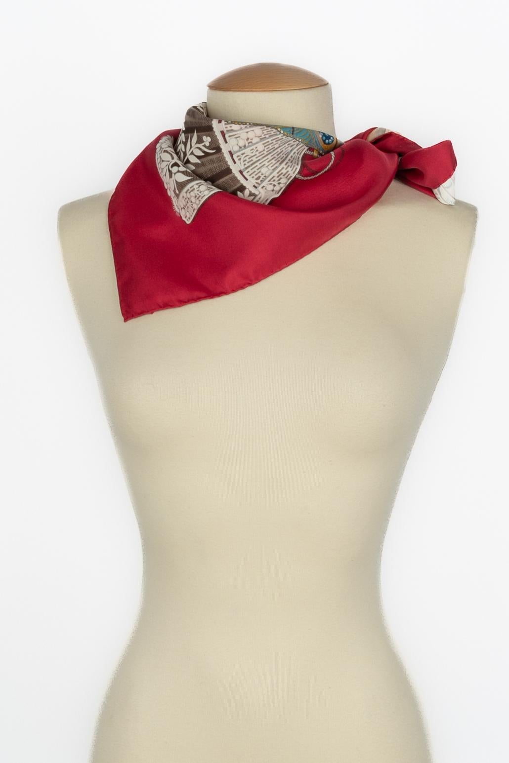 Hermès foulard / scarf 'Charm breeze' 4