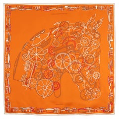 Hermes foulard / scarf 'Complication Equestre' by Octave Marsal