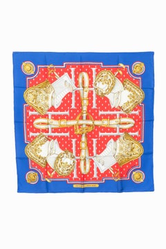 Hermès foulard / scarf 'cover saddle'
