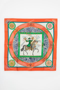 Hermès foulard / scarf 'Fireworks'