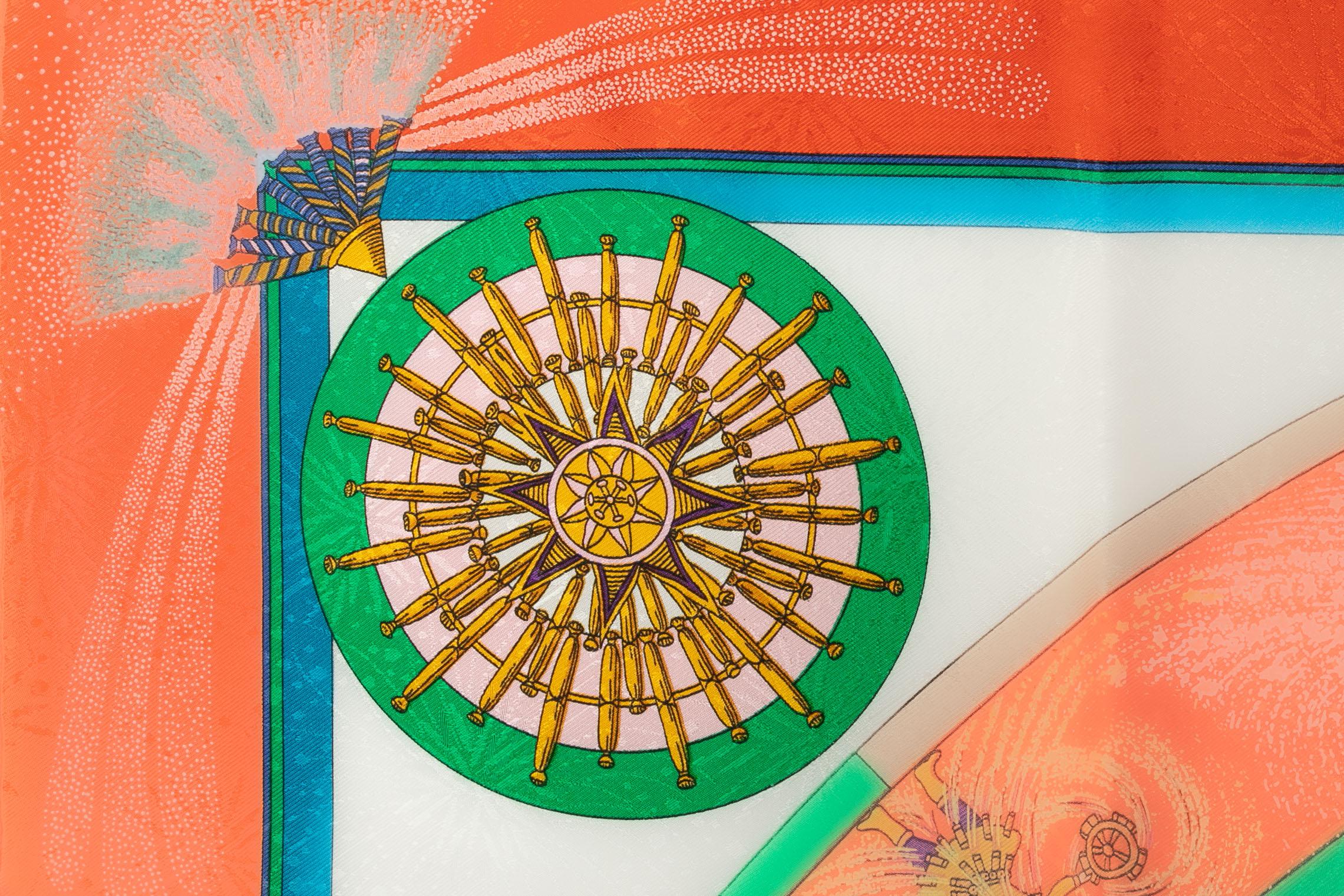 Foulard Hermès 'Fireworks' (feux d'artifice) Pour femmes en vente