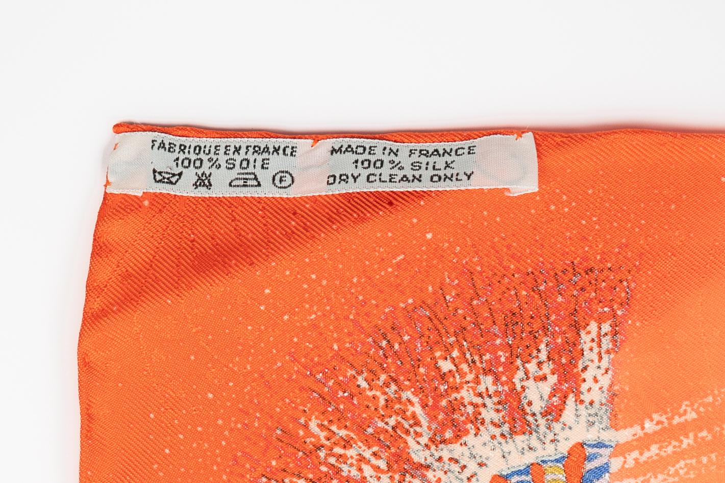 Foulard Hermès 'Fireworks' (feux d'artifice) en vente 2