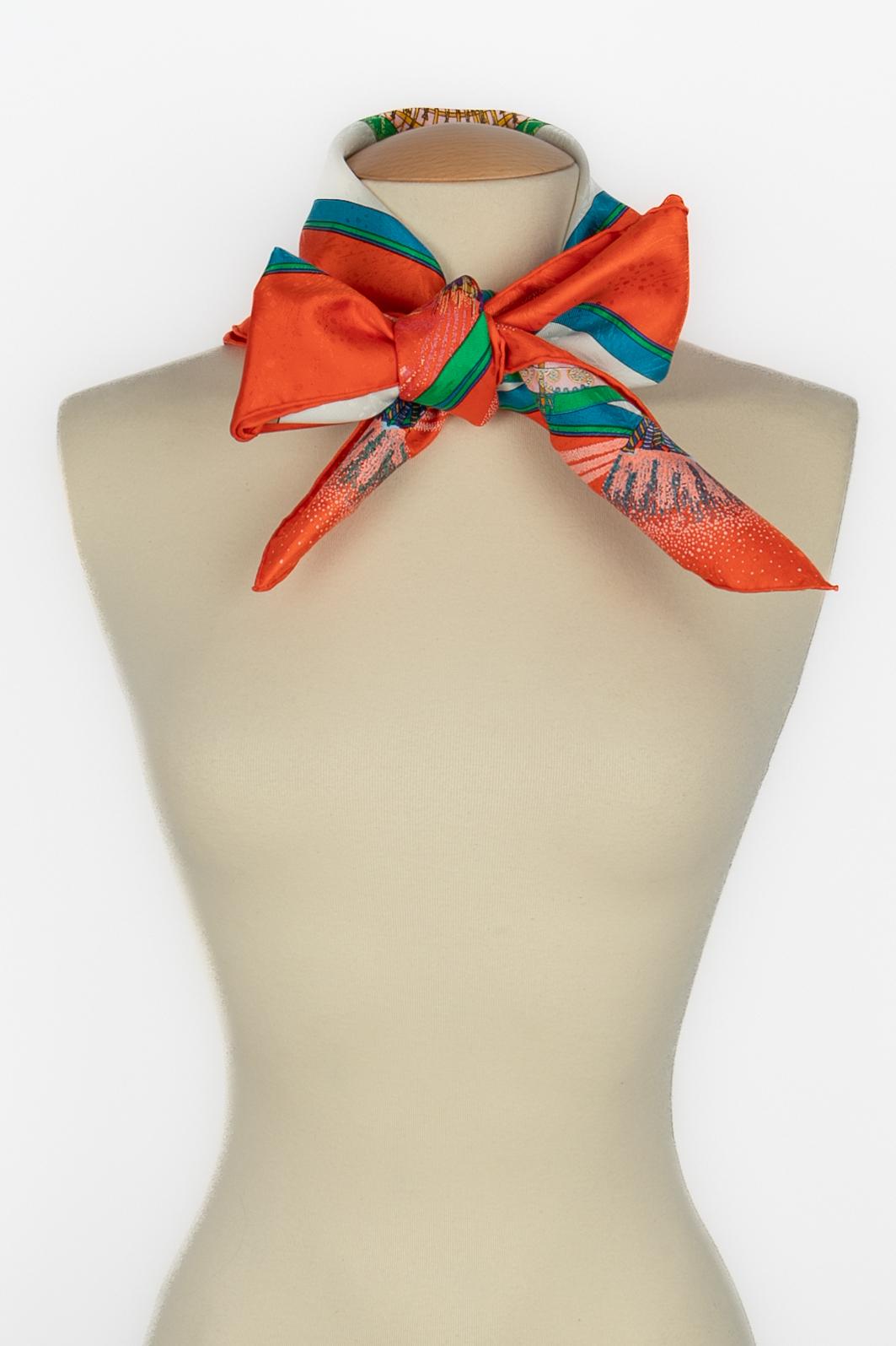 Foulard Hermès 'Fireworks' (feux d'artifice) en vente 4