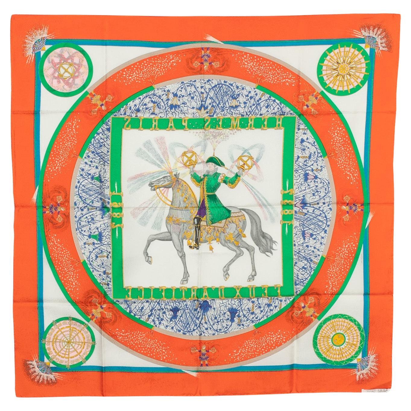 Hermès foulard / scarf 'Fireworks'