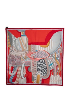 Hermes foulard / scarf 'Imaginary saddle'