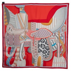 Hermes foulard / scarf 'Imaginary saddle'