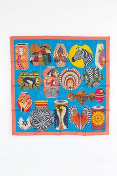 Foulard di Hermès "Lanterne, palloncini e coccarde".