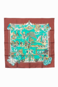 Hermès foulard / scarf 'Les légendes de l'Arbre'