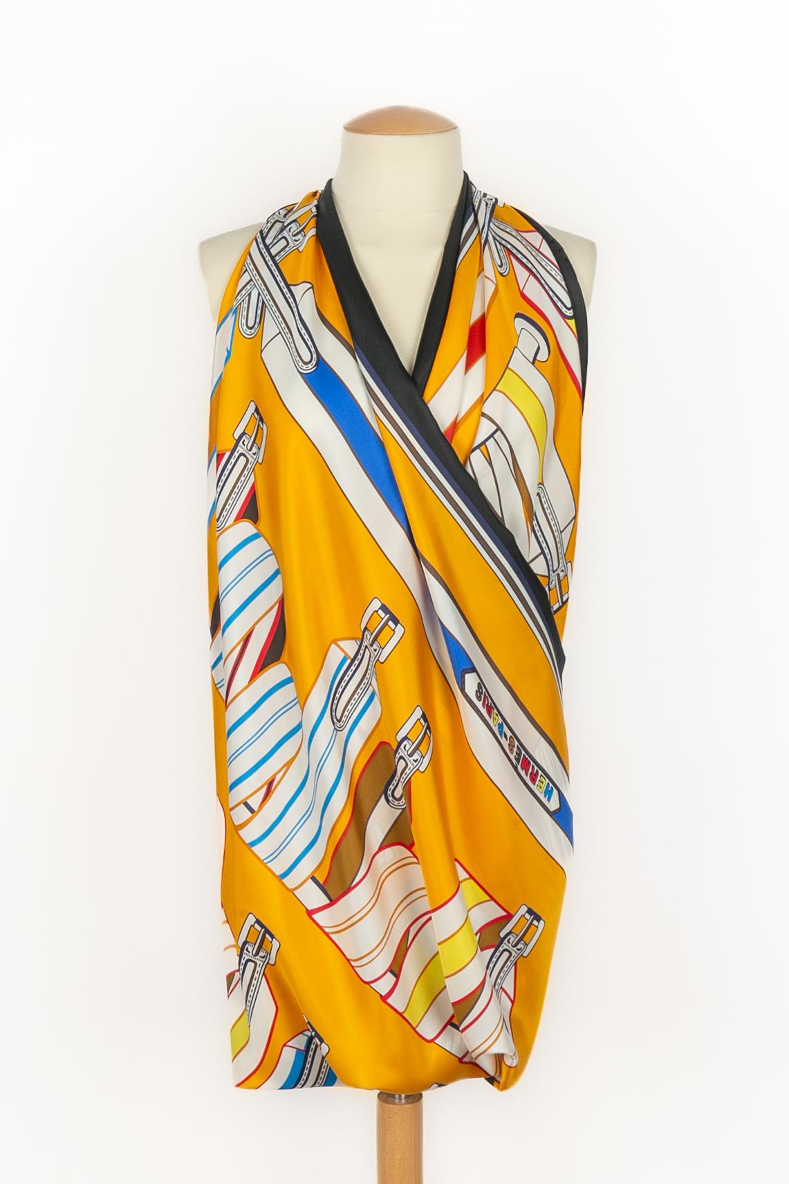 Foulard / sciarpa 'les sangles finesse' di Hermès in vendita 5