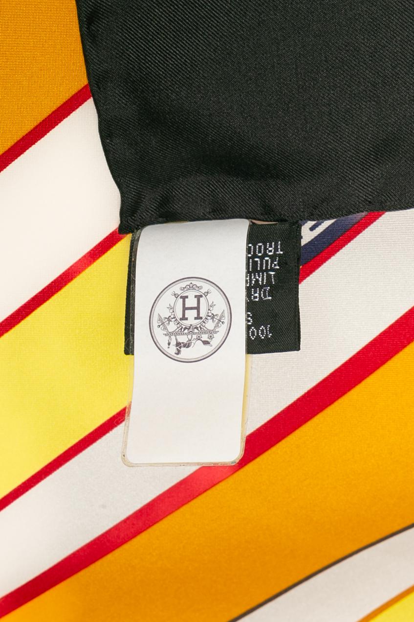 Hermès foulard / scarf 'les sangles finesse' im Angebot 2