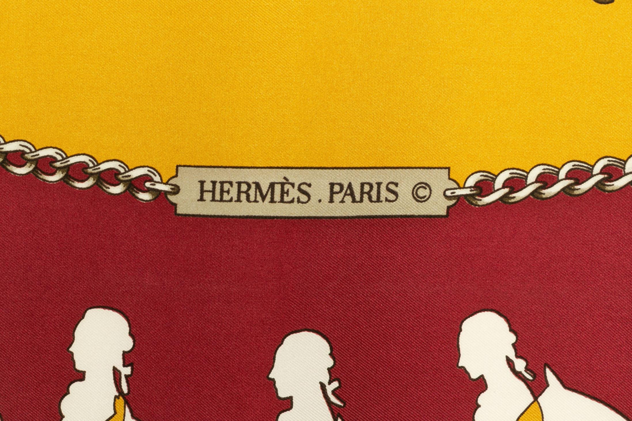 Hermès Foulard / Schal 'Manège' im Zustand „Hervorragend“ im Angebot in SAINT-OUEN-SUR-SEINE, FR