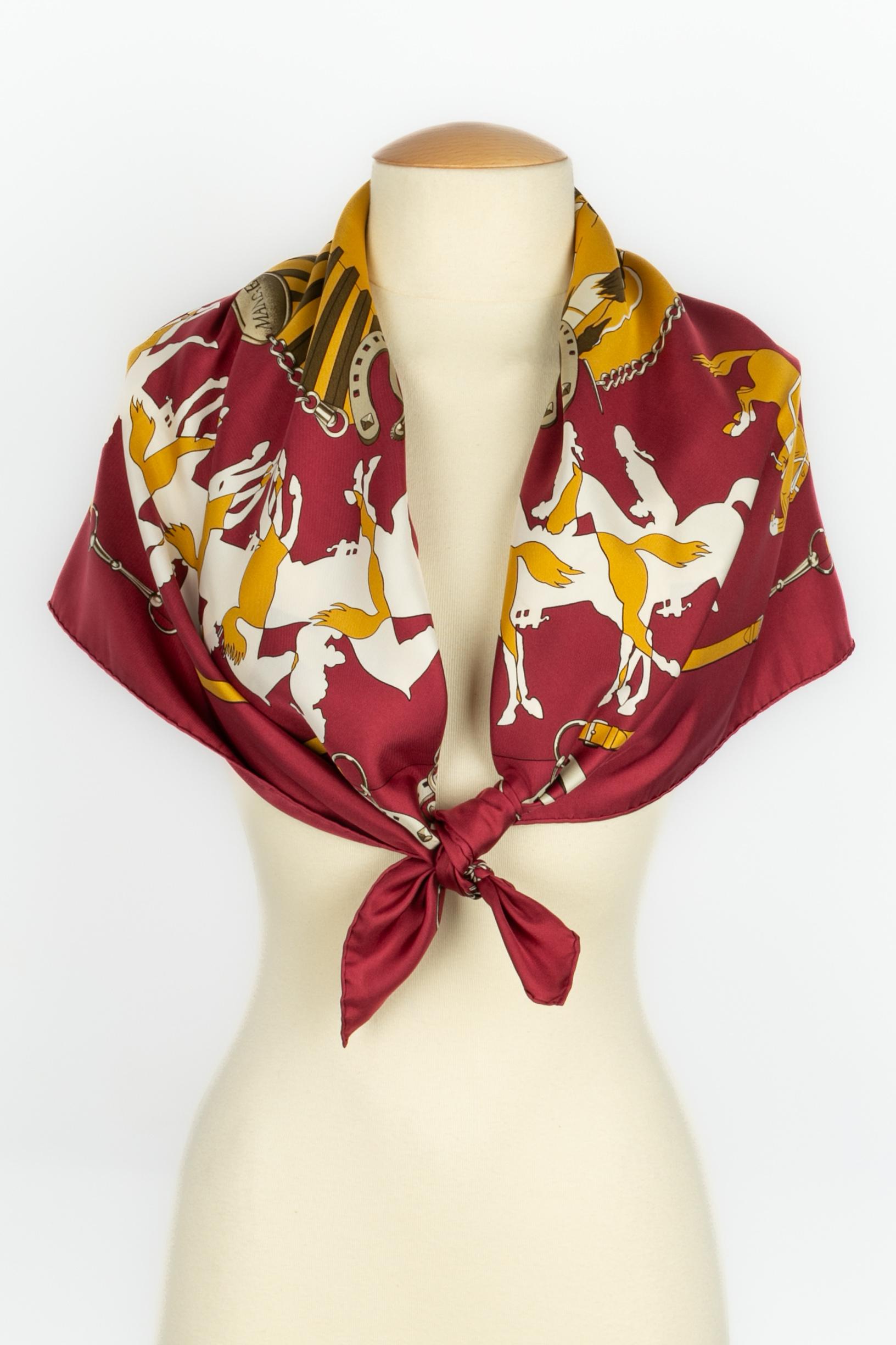 Hermès Foulard / Schal 'Manège' im Angebot 2