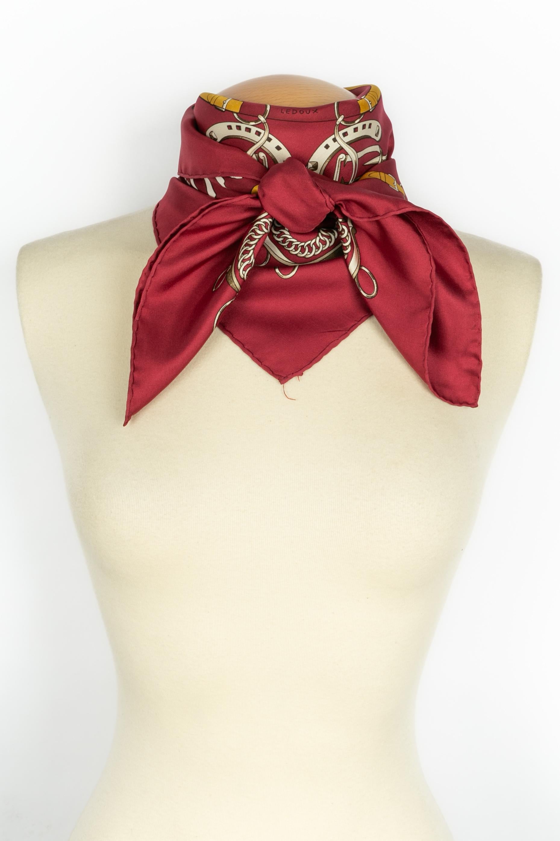 Hermès Foulard / Schal 'Manège' im Angebot 4