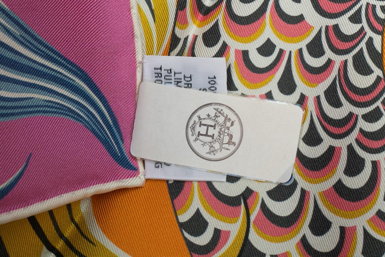 Hermès foulard / scarf 'Mermaid horse' 1