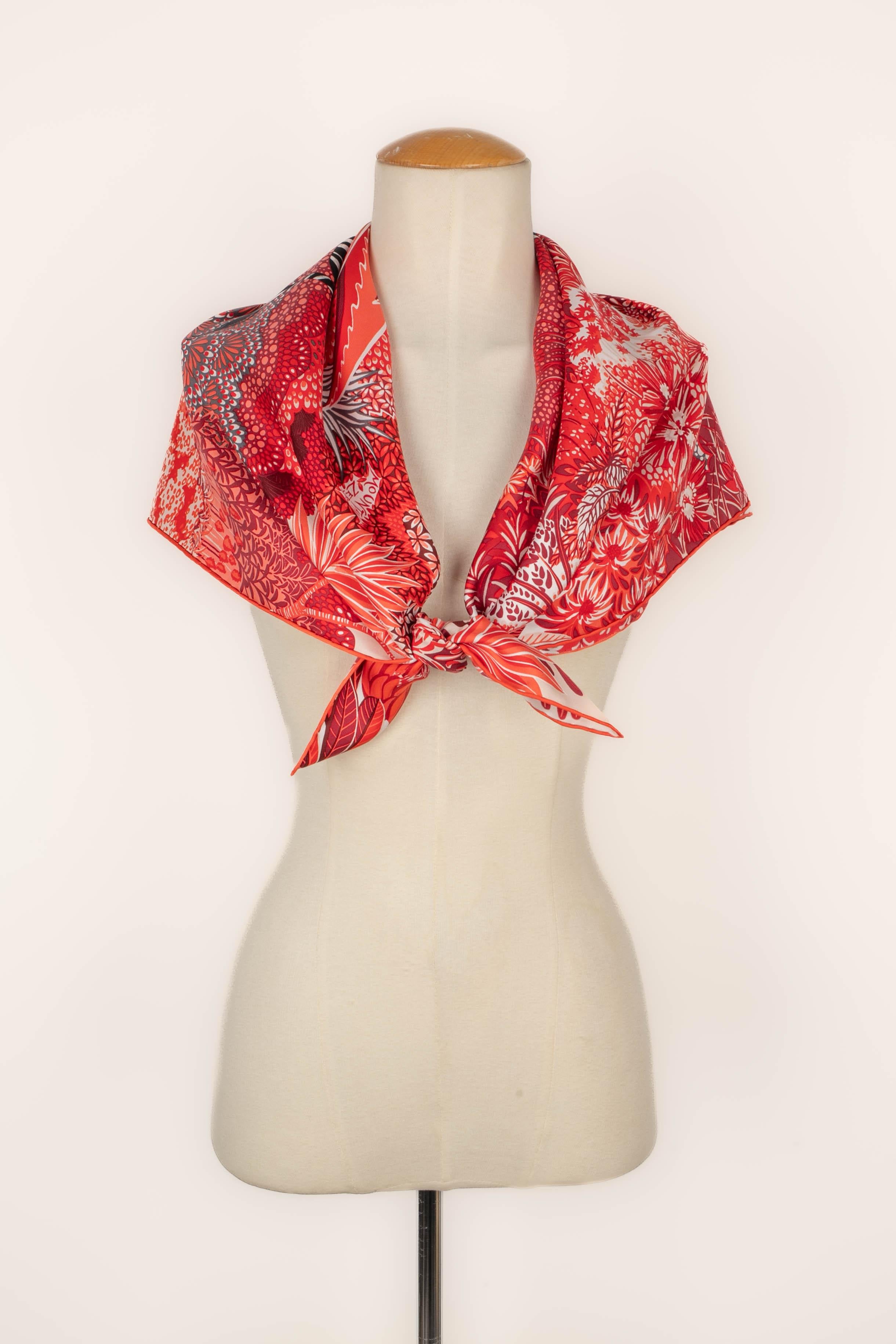 Women's Hermès foulard / scarf 'Mountain zebra'