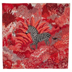 Hermès foulard / scarf 'Mountain zebra'