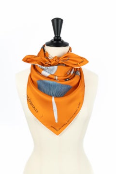 Hermes foulard / scarf 'Nous sommes inséparables' by Florence Manlik