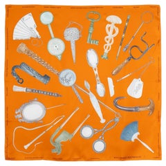 Hermes foulard / scarf 'Nous sommes inséparables' by Florence Manlik